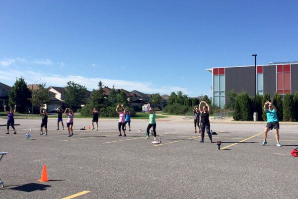 Parking lot party in Ottawa